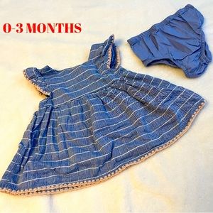0-3 months girls dress w bottoms